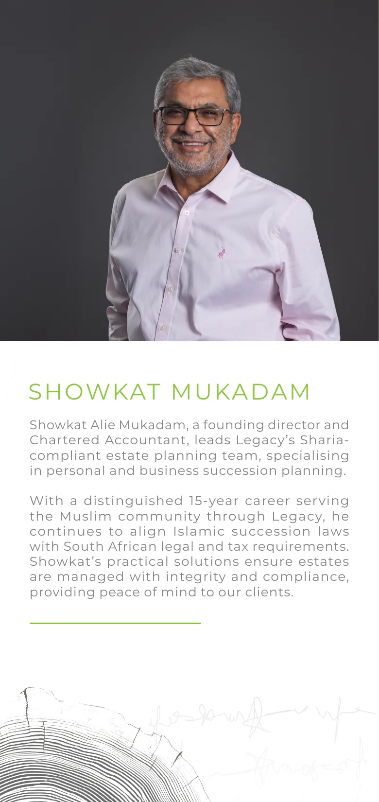 Legacy Fiduciary Services corporate profile, panel 2 of 8